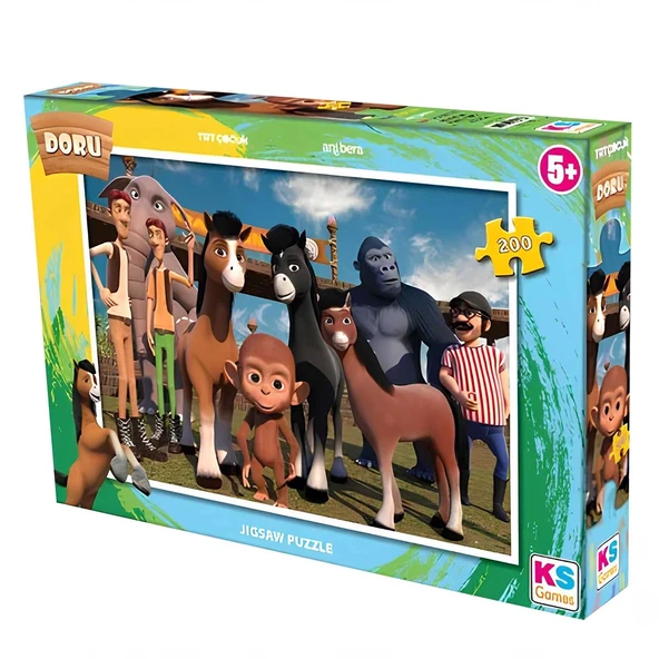TOYZ DÜKKANIM KS Games Doru 200 Parça Puzzle Kız Erkek Çocuk Oyuncak Eğitici Oyuncaklar ürün görseli 1