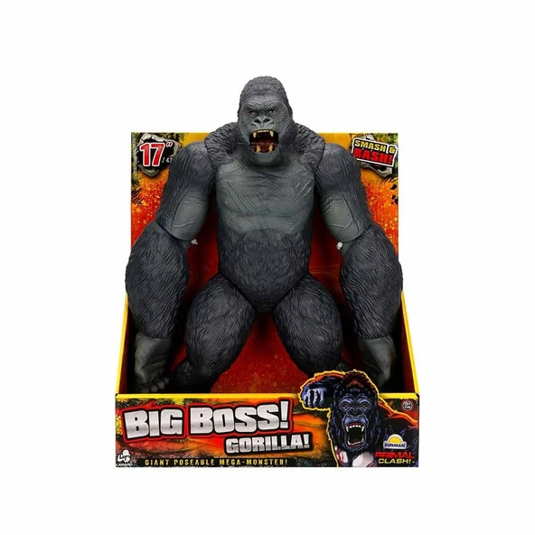 TOYZ DÜKKANIM S01037113 Primal Clash Büyük Patron Goril 42cm Kız Erkek Çocuk Oyuncak Eğitici Oyuncaklar ürün görseli 1