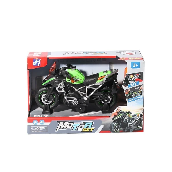 TOYZ DÜKKANIM 8080A-6-8 Işıklı Müzikli Söktük Motorsiklet -Canem Kız Erkek Çocuk Oyuncak Eğitici Oyuncaklar ürün görseli 1