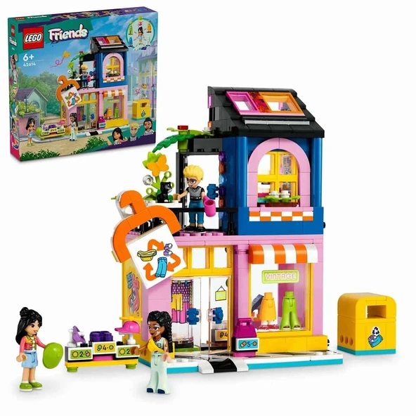 TOYZ DÜKKANIM LEGO Friends Vintage Giyim Mağazası 42614 Kız Erkek Çocuk Oyuncak Eğitici Oyuncaklar ürün görseli 1