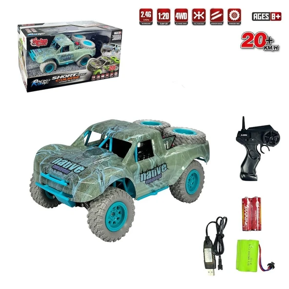 TOYZ DÜKKANIM HB-DK2001-02-03 Kumandalı 2.4G Şarjlı 1:20 Drift Araba -Vardem Oyuncak Kız Erkek Çocuk Oyuncak Eğiti ürün görseli 1
