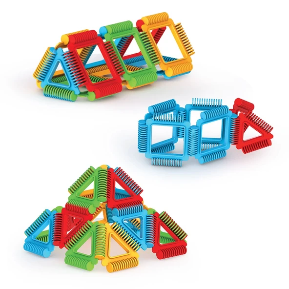 TOYZ DÜKKANIM Geometrik Puzzle 64 Parça Kız Erkek Çocuk Oyuncak Eğitici Oyuncaklar ürün görseli 1