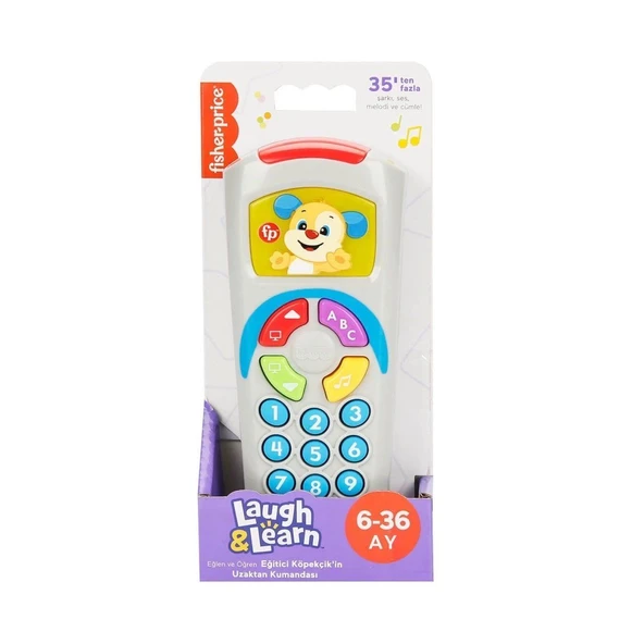 TOYZ DÜKKANIM HXB86 Fisher-Price Eğitici Köpekçiğin Uzaktan Kumandası Kız Erkek Çocuk Oyuncak Eğitici Oyuncaklar ürün görseli 1