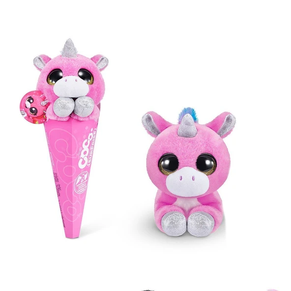 TOYZ DÜKKANIM CCN00000 Coco Cones Mini Pelüş Kız Erkek Çocuk Oyuncak Eğitici Oyuncaklar ürün görseli 1