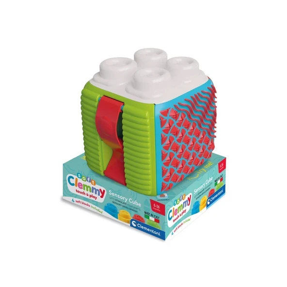 TOYZ DÜKKANIM 17902 Soft Clemmy - Yumuşak Blok Duyusal Küp Kız Erkek Çocuk Oyuncak Eğitici Oyuncaklar ürün görseli 1