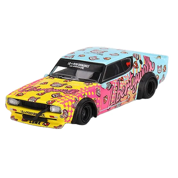 TOYZ DÜKKANIM Mini Gt 1/64 Nissan Skyline Kenmeri Liberty Walk LBWK KUMA Kız Erkek Çocuk Oyuncak Eğitici Oyuncakla ürün görseli 1