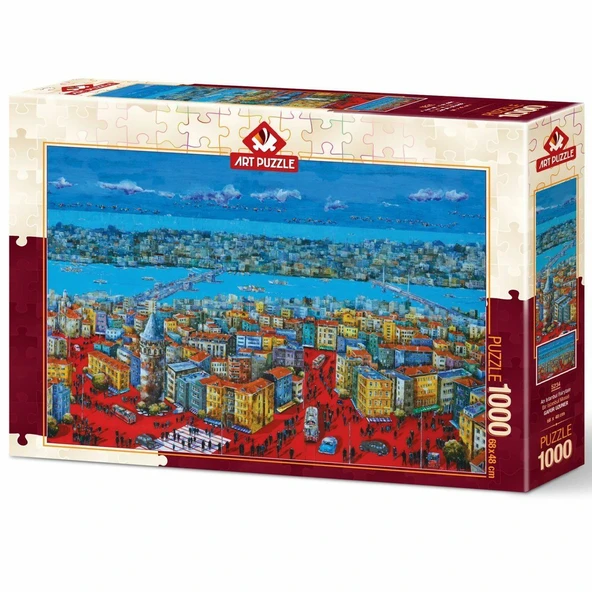 TOYZ DÜKKANIM 5234 Bir İstanbul Masalı 1000 Parça - Art Puzzle Kız Erkek Çocuk Oyuncak Eğitici Oyuncaklar ürün görseli 1