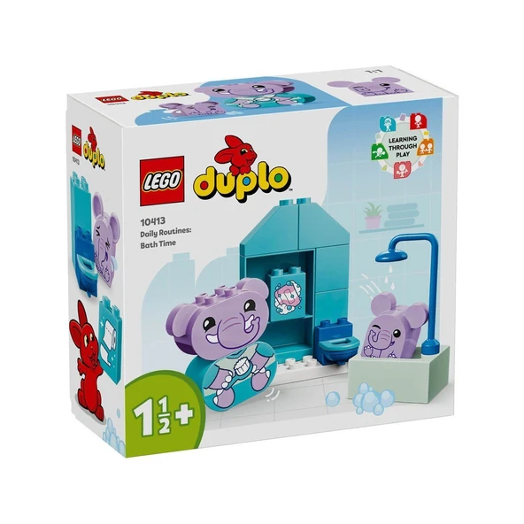 TOYZ DÜKKANIM 10413 Lego Duplo Günlük Rutinlerim: Banyo Zamanı 15 parça +1,5 yaş Kız Erkek Çocuk Oyuncak Eğitici O ürün görseli 1
