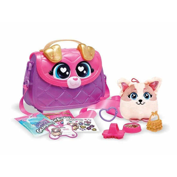 TOYZ DÜKKANIM 2528 Glam Buddies Suprise Puppy Purse Kız Erkek Çocuk Oyuncak Eğitici Oyuncaklar ürün görseli 1