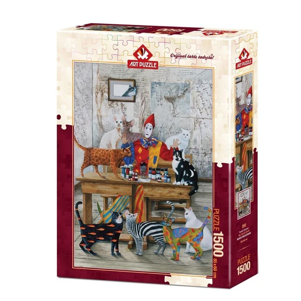 TOYZ DÜKKANIM 4543 Art Puzzle Renkli Dünyam 1500 parça Puzzle / +15 yaş Kız Erkek Çocuk Oyuncak Eğitici Oyuncaklar ürün görseli 1