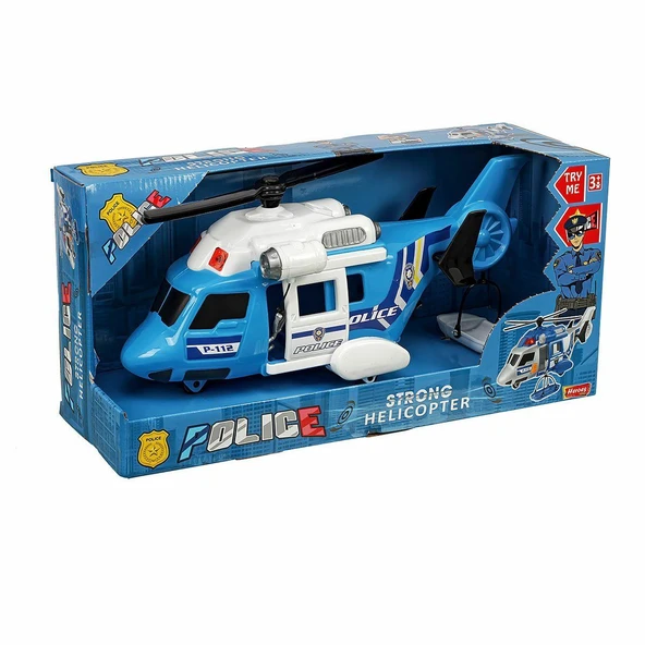 TOYZ DÜKKANIM ERN-2001 Heroes Toys Helikopter Polis Seti - Eren Oyuncak Kız Erkek Çocuk Oyuncak Eğitici Oyuncaklar ürün görseli 1