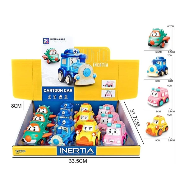 TOYZ DÜKKANIM MG-D400-48 Sürtmeli Hareketli Sevimli Araçlar -1adet fiyatıdır Kız Erkek Çocuk Oyuncak Eğitici Oyunc ürün görseli 1