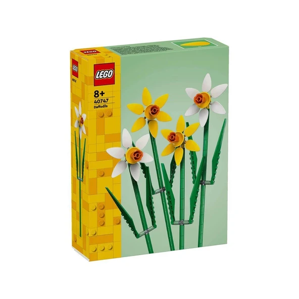 TOYZ DÜKKANIM 40747 LEGO® iconic Botanical Collection Nergis 247 parça +8 yaş Kız Erkek Çocuk Oyuncak Eğitici Oyun ürün görseli 1