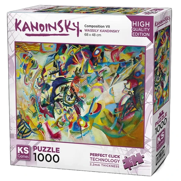 TOYZ DÜKKANIM KS Games Kandinsky: Composition VI Puzzle 1000 Parça 20742 Kız Erkek Çocuk Oyuncak Eğitici Oyuncakla ürün görseli 1