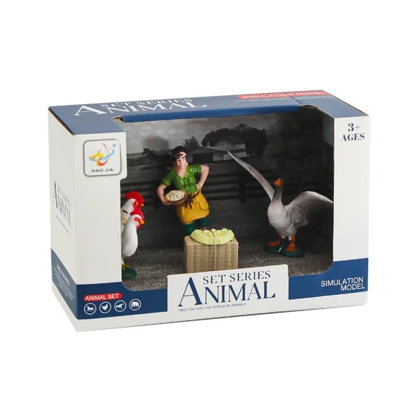 TOYZ DÜKKANIM HJ488-9 KUTUDA KÜMES ÇİFTLİK SETİ Kız Erkek Çocuk Oyuncak Eğitici Oyuncaklar ürün görseli 1