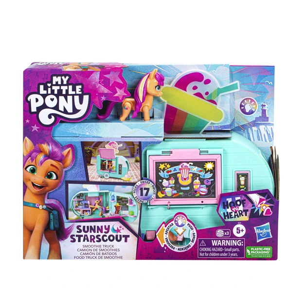 TOYZ DÜKKANIM F6339 My Little Pony - Sunny Starscout Smoothie Arabası +3 yaş Kız Erkek Çocuk Oyuncak Eğitici Oyunc ürün görseli 1