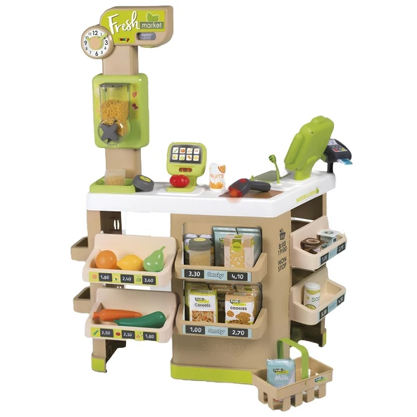 TOYZ DÜKKANIM Smoby Fresh Market Kız Erkek Çocuk Oyuncak Eğitici Oyuncaklar ürün görseli 1
