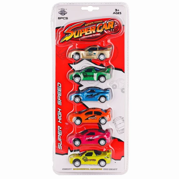 TOYZ DÜKKANIM 1156E-1 Çek Bırak Yarış Arabası Seti -Birliktoys Kız Erkek Çocuk Oyuncak Eğitici Oyuncaklar ürün görseli 1