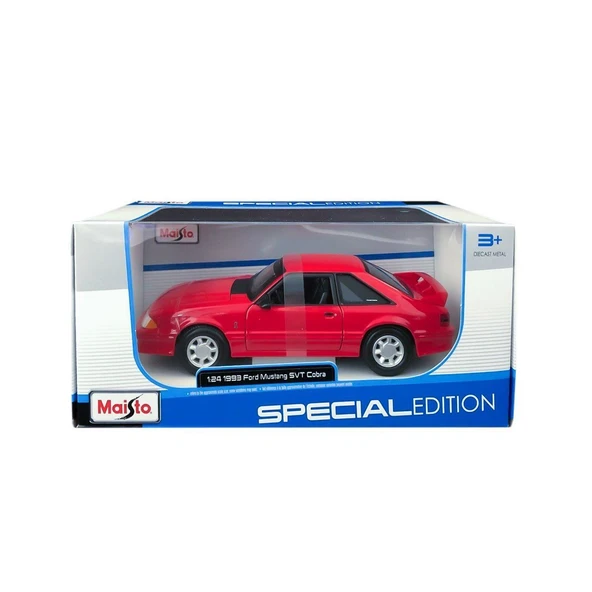 TOYZ DÜKKANIM MAY 32906 1993 Ford Mustang SVT Cobra 1:24 -Necotoys Kız Erkek Çocuk Oyuncak Eğitici Oyuncaklar ürün görseli 1