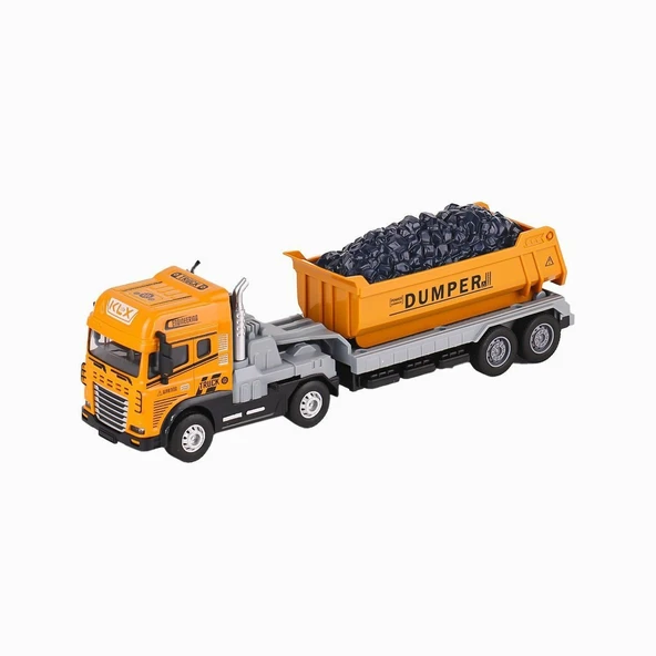 TOYZ DÜKKANIM KLX800-246 Işıklı Müzikli Dorseli Tır 1:24 Kız Erkek Çocuk Oyuncak Eğitici Oyuncaklar ürün görseli 1
