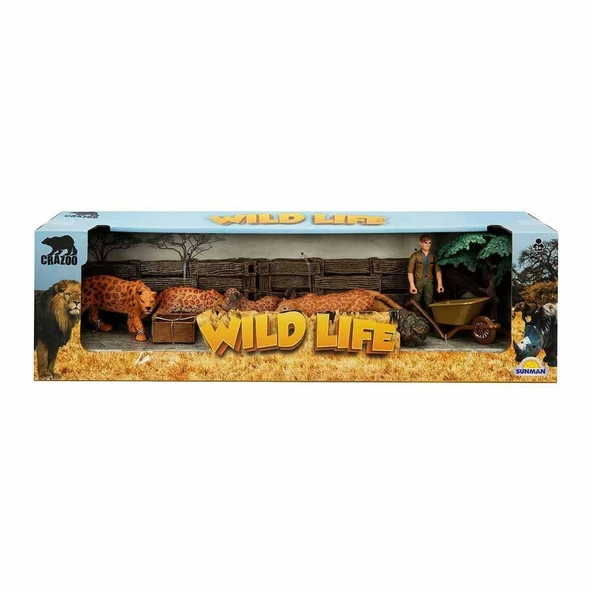 TOYZ DÜKKANIM 2691 Farm World Vahşi Hayvanlar Oyun Seti Kız Erkek Çocuk Oyuncak Eğitici Oyuncaklar ürün görseli 1