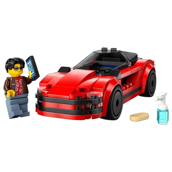 TOYZ DÜKKANIM LEGO City Kırmızı Spor Araba 60448 Kız Erkek Çocuk Oyuncak Eğitici Oyuncaklar ürün görseli 1