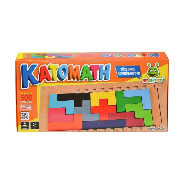 TOYZ DÜKKANIM 079KR Woodoy Ahşap Katomath Oyunu Kız Erkek Çocuk Oyuncak Eğitici Oyuncaklar ürün görseli 1