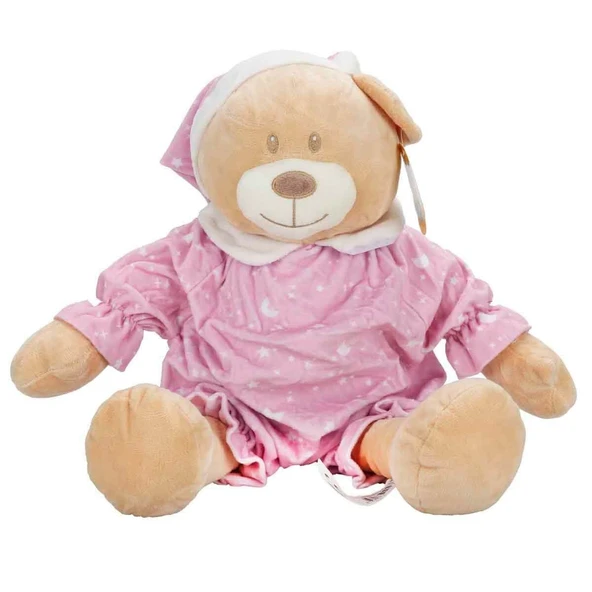 TOYZ DÜKKANIM 4761 Pijamalı Peluş Ayı 30cm -Sunman Kız Erkek Çocuk Oyuncak Eğitici Oyuncaklar ürün görseli 1