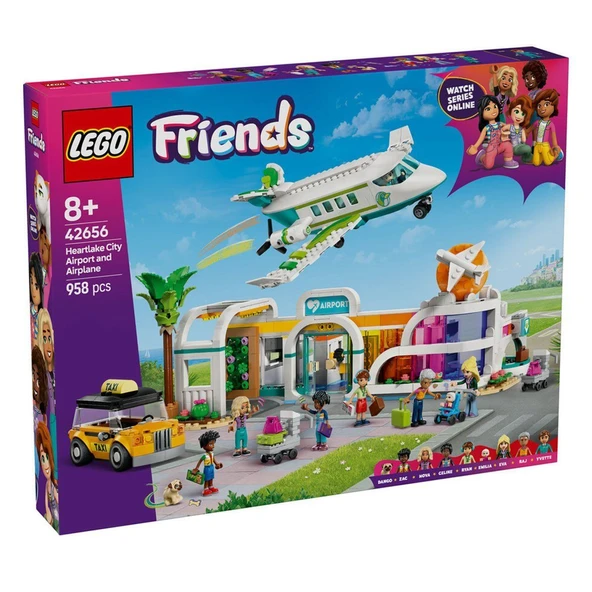 TOYZ DÜKKANIM 42656 Lego Friends Heartlake City Havaalanı parça + yaş Kız Erkek Çocuk Oyuncak Eğitici Oyuncaklar ürün görseli 1