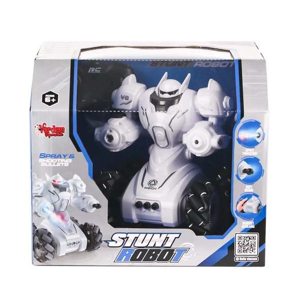 TOYZ DÜKKANIM SYR-666-861 Kumandalı Şarjlı Işıklı Roket ve Buhar Atan Robot Araba -Vardem Oyuncak Kız Erkek Çocuk ürün görseli 1