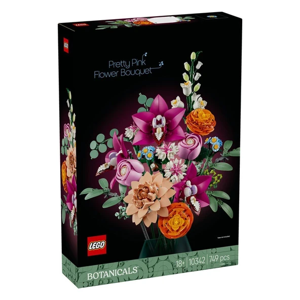 TOYZ DÜKKANIM 10342 Lego iconic Botanicals Pembe Çiçek Buketi 749 parça +18 yaş Kız Erkek Çocuk Oyuncak Eğitici Oy ürün görseli 1