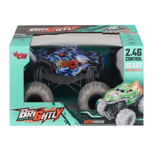 TOYZ DÜKKANIM RQ-3045-46-47 Kumandalı Şarjlı Işıklı Off Road Canavar Araba -Vardem Kız Erkek Çocuk Oyuncak Eğitici ürün görseli 1
