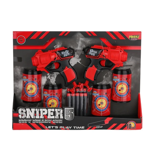 TOYZ DÜKKANIM FAB 1607 Hedefli Dart Atıcı Tabanca -Prestij Oyuncak Kız Erkek Çocuk Oyuncak Eğitici Oyuncaklar ürün görseli 1