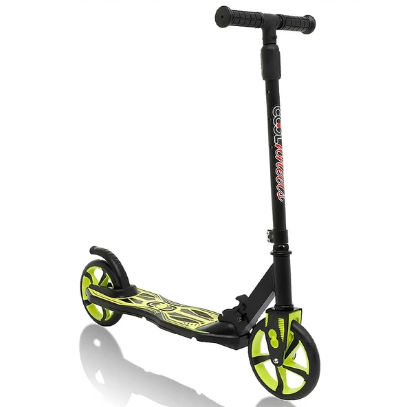 TOYZ DÜKKANIM Cool Wheels Scooter Neon Sarı Kız Erkek Çocuk Oyuncak Eğitici Oyuncaklar ürün görseli 1
