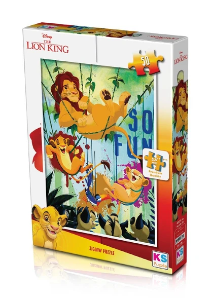TOYZ DÜKKANIM LK 709 LION KING PUZZLE 50 -KS Kız Erkek Çocuk Oyuncak Eğitici Oyuncaklar ürün görseli 1