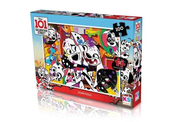 TOYZ DÜKKANIM DAL 714 101 DALMATION PUZZLE 100 -KS Kız Erkek Çocuk Oyuncak Eğitici Oyuncaklar ürün görseli 1
