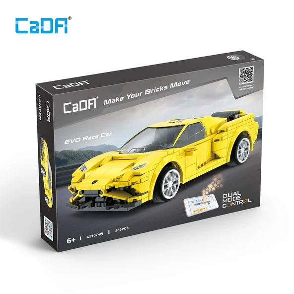 TOYZ DÜKKANIM C51074W Cada EVO Race Car Blok Seti 289 Parça -Vagon life Kız Erkek Çocuk Oyuncak Eğitici Oyuncaklar ürün görseli 1