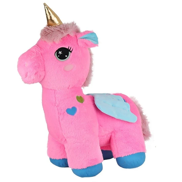 TOYZ DÜKKANIM 4974 Büyük Pembe Unicorn Kız Erkek Çocuk Oyuncak Eğitici Oyuncaklar ürün görseli 1