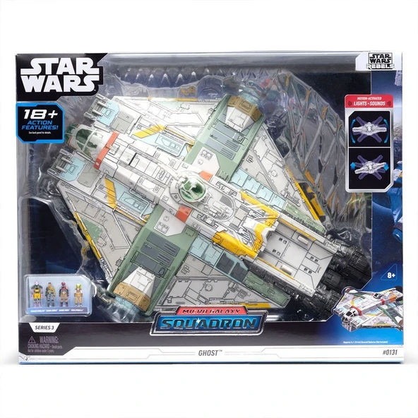 TOYZ DÜKKANIM SW J0301 Star Wars Ghost Araç ve Mikro Figür Set Kız Erkek Çocuk Oyuncak Eğitici Oyuncaklar ürün görseli 1