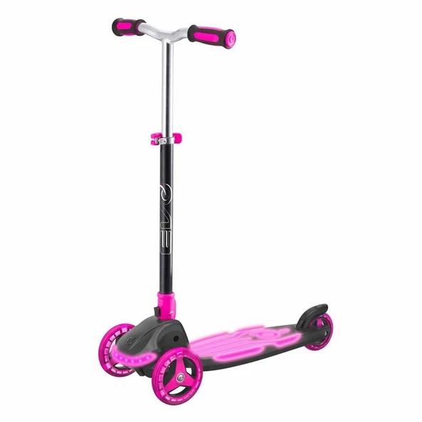 TOYZ DÜKKANIM Evo 3 Tekerlekli Katlanabilir Illuminate Işıklı Pembe Scooter Kız Erkek Çocuk Oyuncak Eğitici Oyunca ürün görseli 1