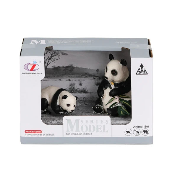 TOYZ DÜKKANIM Q9899-A27 Panda Ailesi -Birliktoys Kız Erkek Çocuk Oyuncak Eğitici Oyuncaklar ürün görseli 1