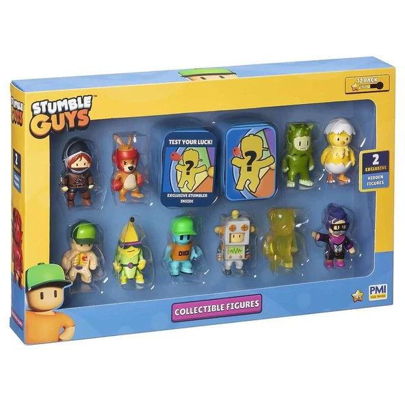 TOYZ DÜKKANIM PMI SG2280 Stumble Guys Delüks Set 12li -Necotoys Kız Erkek Çocuk Oyuncak Eğitici Oyuncaklar ürün görseli 1