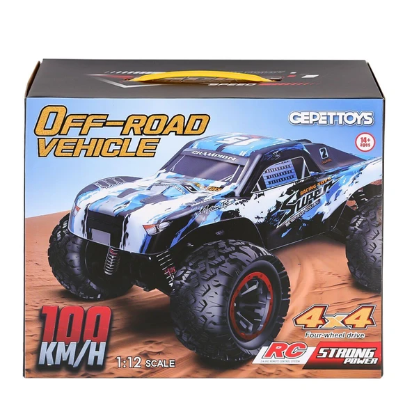 TOYZ DÜKKANIM AJ22-20 Kumandalı 1:12 70 km/h Off Road Araba 4x4 Kız Erkek Çocuk Oyuncak Eğitici Oyuncaklar ürün görseli 1
