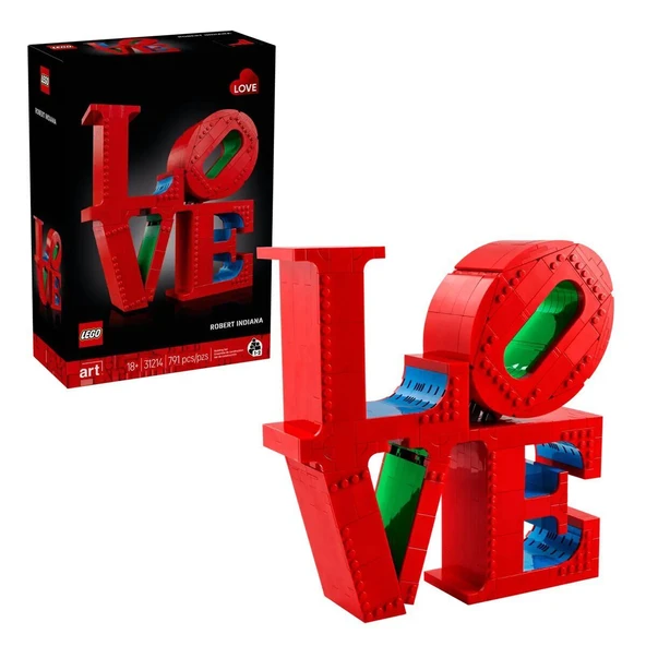 TOYZ DÜKKANIM 31214 Lego Art LOVE 791 parça +18 yaş Kız Erkek Çocuk Oyuncak Eğitici Oyuncaklar ürün görseli 1