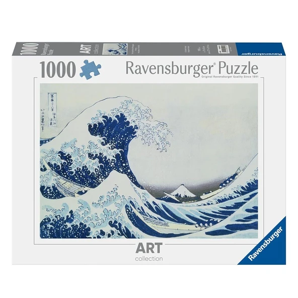 TOYZ DÜKKANIM 120001072 Kanagawa Dalgası 1000 parça Ravensburger Puzzle Kız Erkek Çocuk Oyuncak Eğitici Oyuncaklar ürün görseli 1
