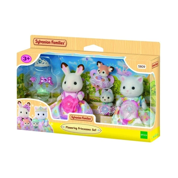 TOYZ DÜKKANIM 5809 Sylvanian Families Çiçekli Prensesler Seti +3 yaş Kız Erkek Çocuk Oyuncak Eğitici Oyuncaklar ürün görseli 1