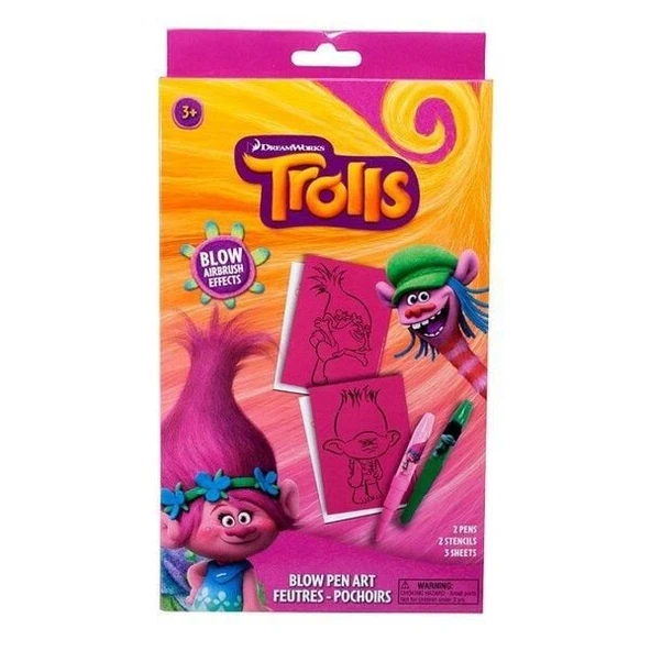 TOYZ DÜKKANIM TROLLS PÜSKÜRTMELİ KALEM SETİ Kız Erkek Çocuk Oyuncak Eğitici Oyuncaklar ürün görseli 1