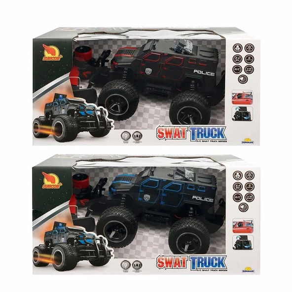 TOYZ DÜKKANIM 1/12 POLİS PANZER 5KANAL 2.4 ŞARZ/SES Kız Erkek Çocuk Oyuncak Eğitici Oyuncaklar ürün görseli 1