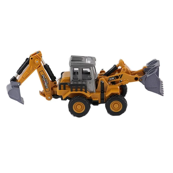 TOYZ DÜKKANIM SZT-9965 Metal Sürtmeli Kazıcı ve Yükleyici 1 70 Kız Erkek Çocuk Oyuncak Eğitici Oyuncaklar ürün görseli 1