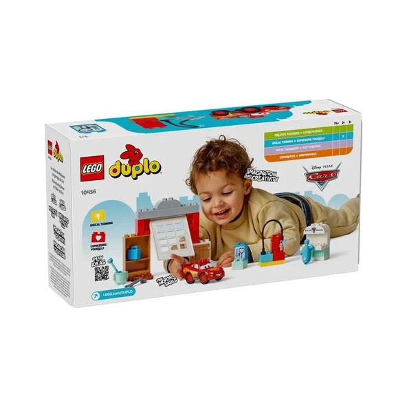 TOYZ DÜKKANIM 10456 Lego Duplo McQueen'in Doc'un Garajını Ziyareti 35 parça +2 yaş Kız Erkek Çocuk Oyuncak Eğitici ürün görseli 1